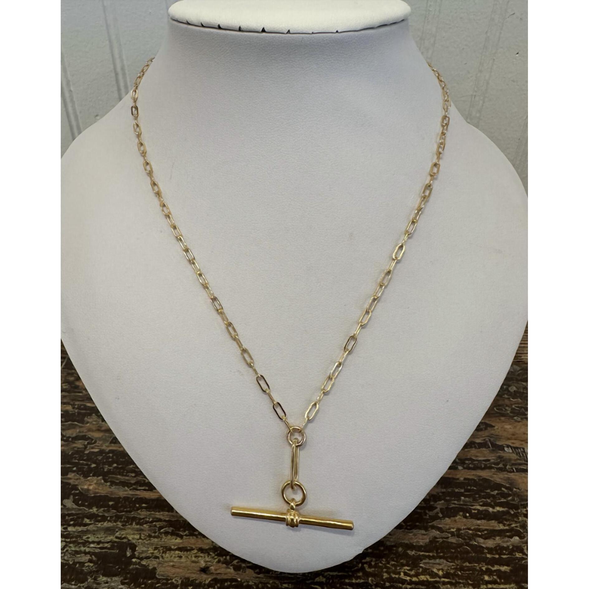 New Azi Rasson Women's 18n Necklace In Gold Filled Chain